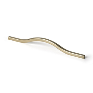 poignee de cuisine 160/192mm laiton satine longueur totale 210mm
