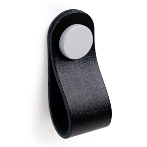 bouton en cuir naturel bouton en metal noir blanc
