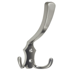 hangerhooks chrome coat hook rack n413