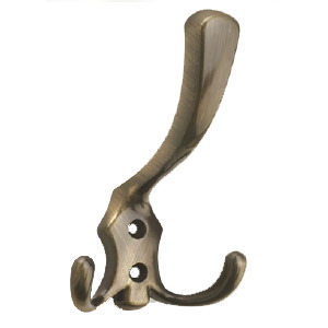 hangerhooks brass coat hook rack n415