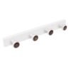 percha pomos madera lacada blanca pomos arabescos perchero diseno retro mueble vintage 9027bl