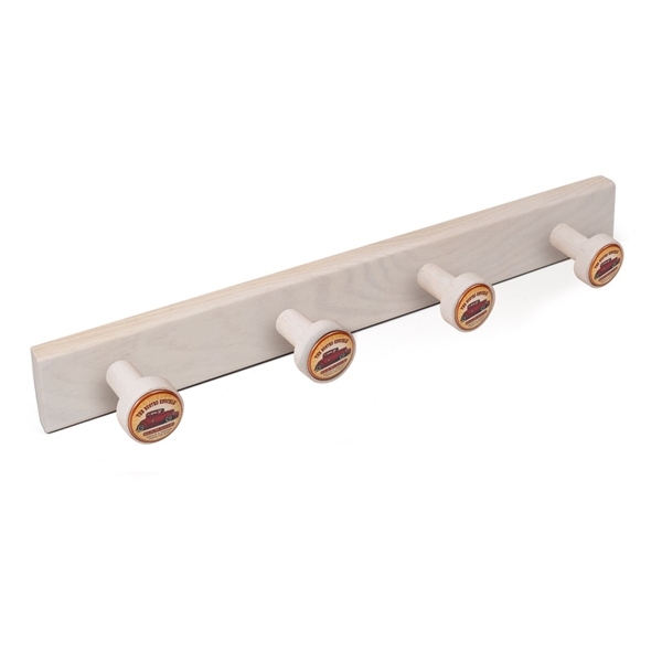 porte manteau boutons bois blanc decape boutons garage car portemanteaux retro vintage concept 9035db