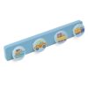 porte manteaux mural abs laque bleu bebe boutons transport vertical ap1372