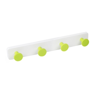 porte manteaux mural boutons abs pistache base abs blanc ap1392