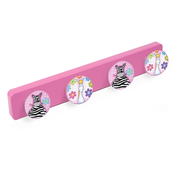 wandgarderobe abs knopf zebra pferdchen  9068rsv