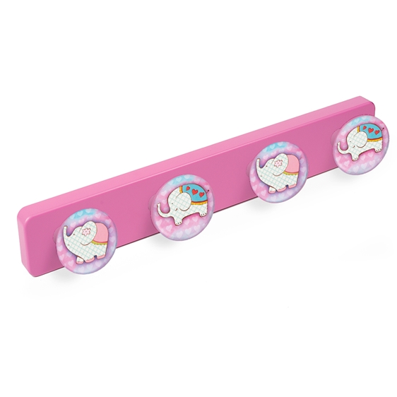 wandgarderobe abs knopf glückliche elefanten  9069rsv