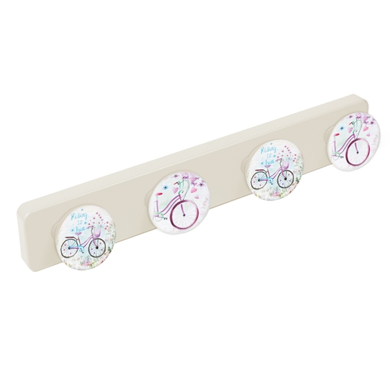 porte manteaux mural abs boutons velos fun ap1516