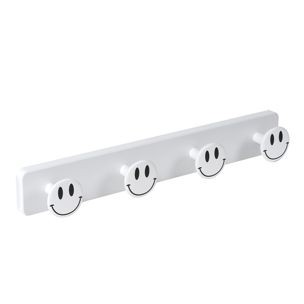 patere mur en plastique abs 4 boutons smiley patere mur en plastique abs 4 boutons smiley