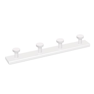 wooden hanger white hooks white rack 913bl