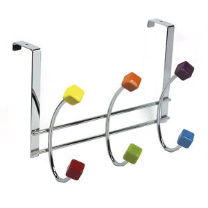 perchas percheros sobrepuerta cromada cuadros ceramica colores 936su