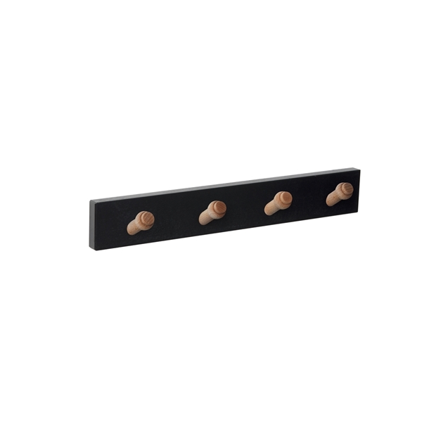 patere mur bois noir 4 boutons inclines naturels nordique scandinave patere mur bois noir 4 boutons inclines naturels nordique scandinave MOD 9402