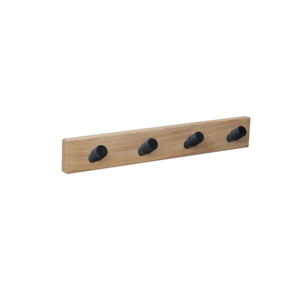 patere mur bois naturel 4 boutons inclines noirs nordique scandinave patere mur bois naturel 4 boutons inclines noirs nordique scandinave MOD 9403