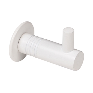 fashion single wall hook hanger white metal 48mm patere de mur en metal blanc 48mm