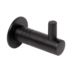fashion single wall hook hanger black metal 48mm patere de mur en metal noir 48mm