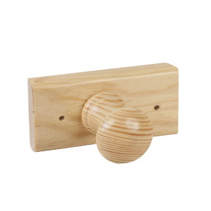 porte manteaux 1 crochets pin lacquee naturel 9901pnv