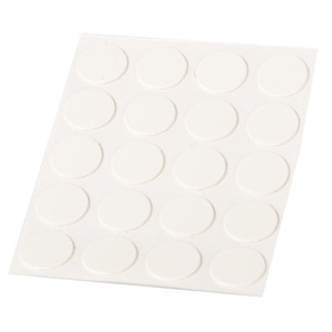 embellecedores cubre tapa tornillos adhesivo blanco nieve 13mm