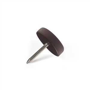 patines deslizadores plástico para clavar 18mm. para pata mueble silla cama