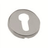 schlüsselloch rossette rund aus 52mm. aus edelstahl satiniert  bocinoxr