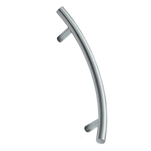 1 poignee de porte sur rosace ronde fabriquees en acier inoxydable satine marco225