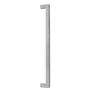 1 poignee de porte sur rosace ronde fabriquees en acier inoxydable satine mcuadrado600