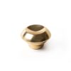ARABESQUE CABINET KNOB POLISHED BRASS ROUND 38MM