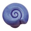 BOUTON MEUBLE DE PORCELAINE BLEU ESCARGOT