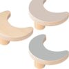 CABINET KNOB MOON 66MM NATURAL BIRCH PLYWOOD BABY FURNITURE CABINET KNOB MOON 66MM NATURAL BIRCH PLYWOOD BABY FURNITURE