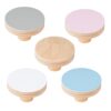 ROUND CABINET KNOB 50MM BIRCH PLYWOOD ABEDUL NATURAL BABY FURNITURE