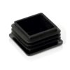 FERRULES CAP PLUG INSIDE SQUARE BLACK PLASTIC FURNITURE CHAIR LEGS