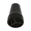 FERRULES CAP PLUG BLACK RUBBER FOR CANE CRUTCH STICK