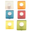 TIRADOR POMO CUADRADO MUEBLE COLORES INFANTIL CAJON ARMARIO JUVENIL