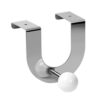 OVERDOOR HANGER | CHROME WITH WHITE PORCELAIN