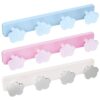WALL HANGER BABY ROOM CLOUDS LAQUERED WOOD | ABS PLASTIC BASE