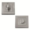 BATHROOM THUMBTURN AND RELEASE STAINLESS STEEL