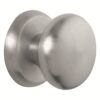 TIRADOR POMO PUERTA REDONDO CON BASE DE 70MM ACERO INOX SATINADO